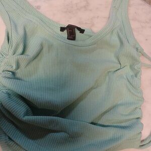 Forever 21 Junior Women's Mid-Drift Tank SZ Large Light Green